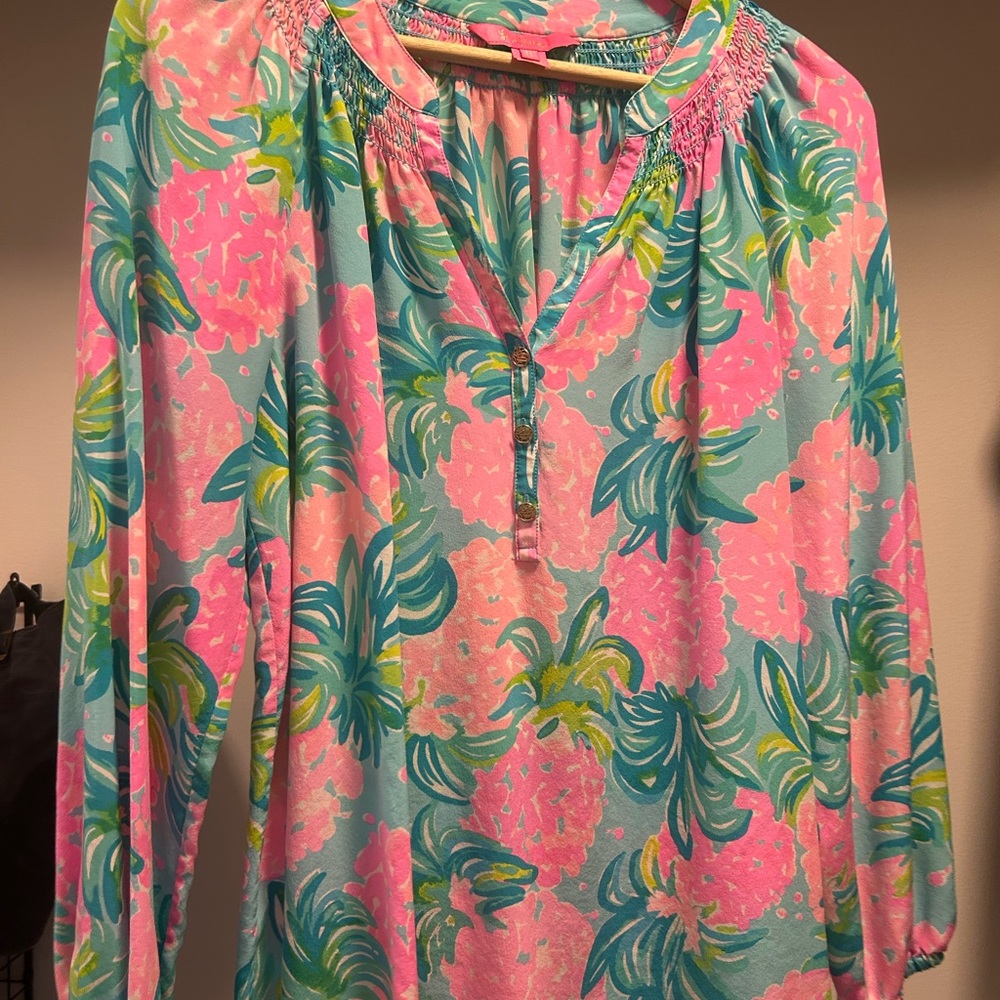 Lilly Pulitzer Elsa Silk Top